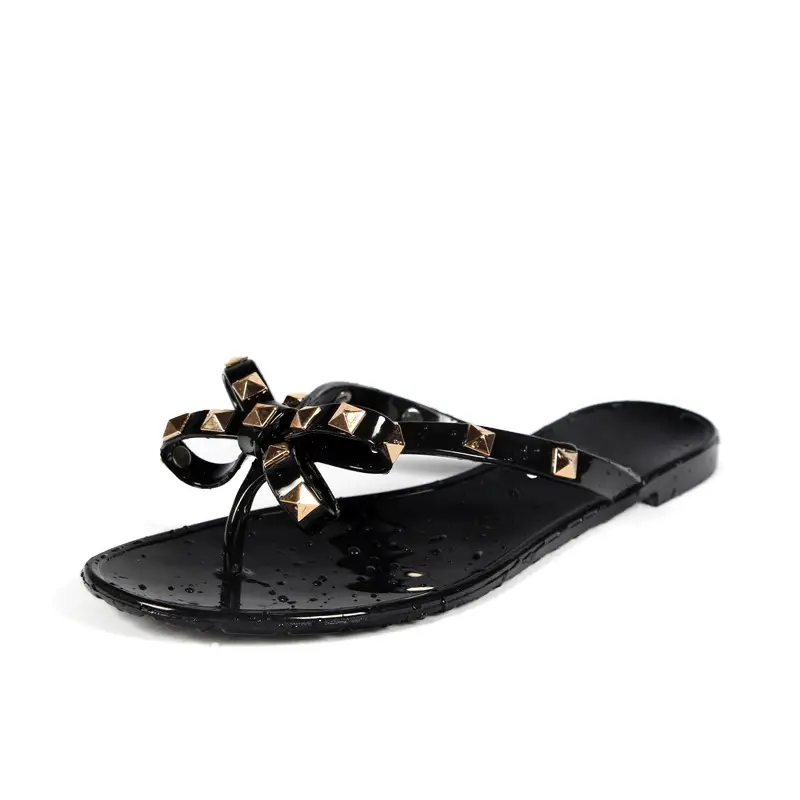 Women's Pink Rivet Flip Flops 36-42 Size