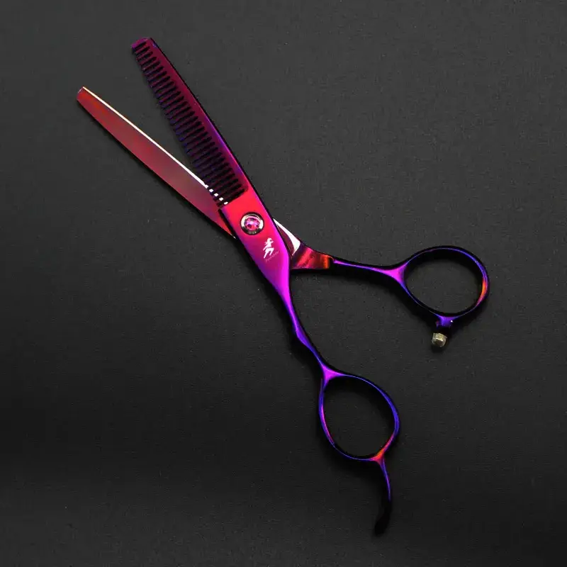 Purple Hair Scissors 6.0 Inch Freelander