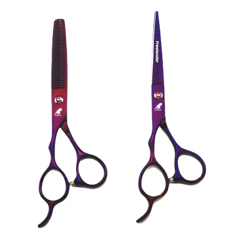 Purple Hair Scissors 6.0 Inch Freelander