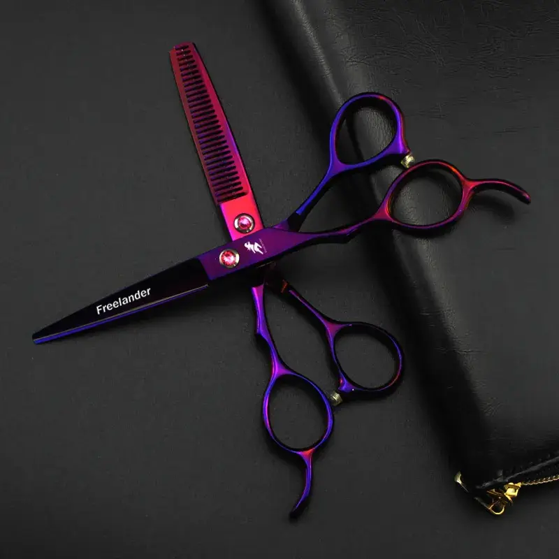 Purple Hair Scissors 6.0 Inch Freelander