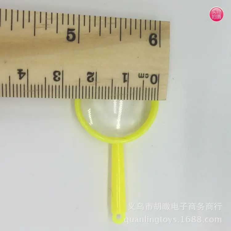 Mini Plastic Magnifying Glass 2.5x5cm Handheld - Image 4