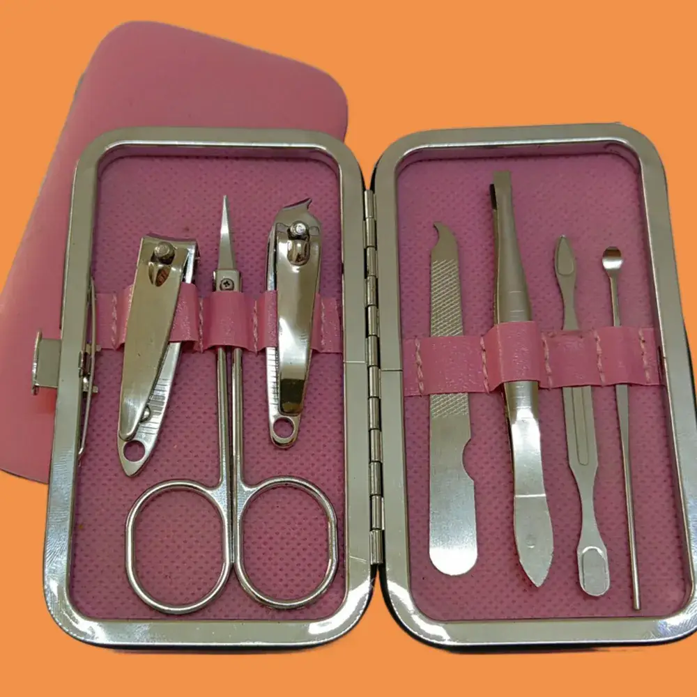 7-Piece Stainless Steel Nail Art & Care Set - Image 22