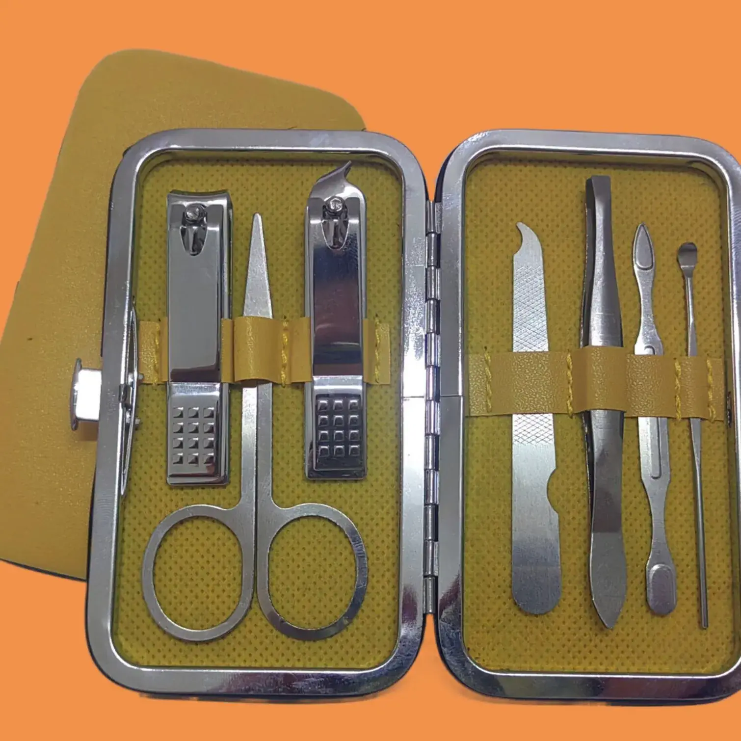 7-Piece Stainless Steel Nail Art & Care Set - Image 10