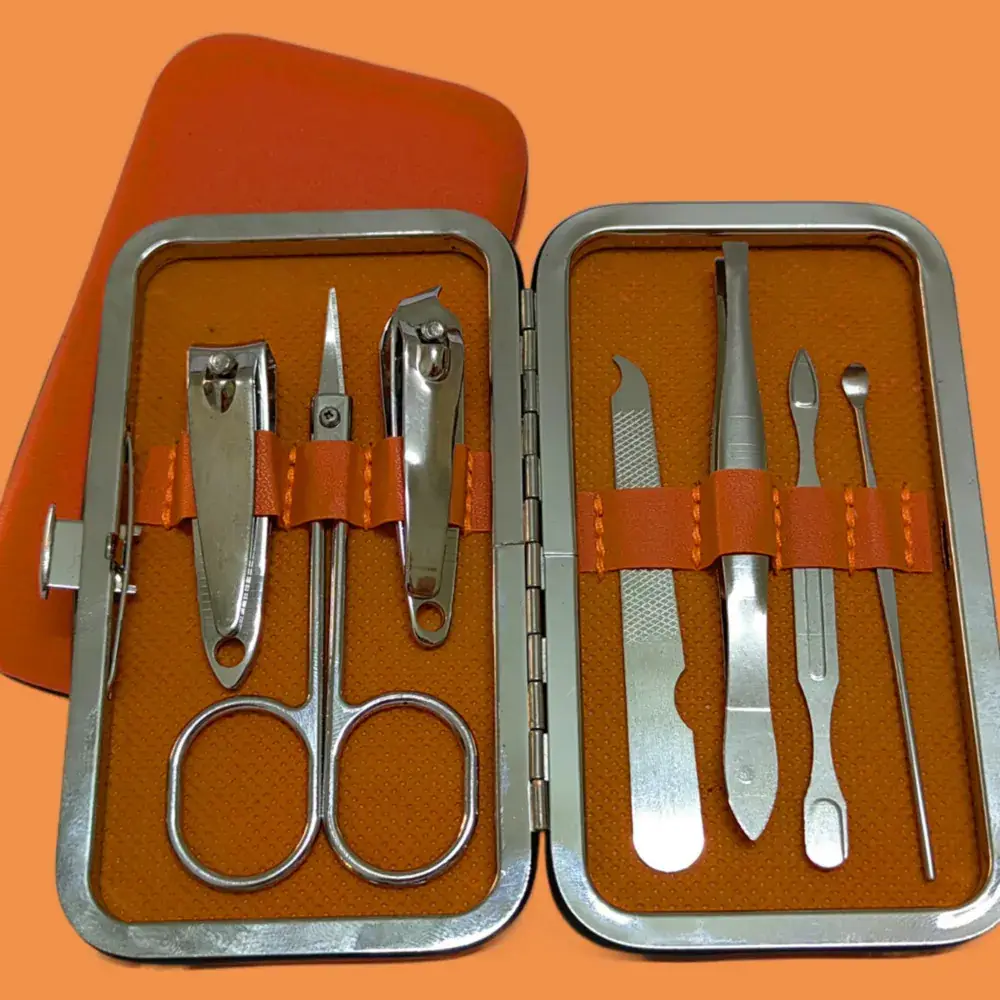 7-Piece Stainless Steel Nail Art & Care Set - Image 17