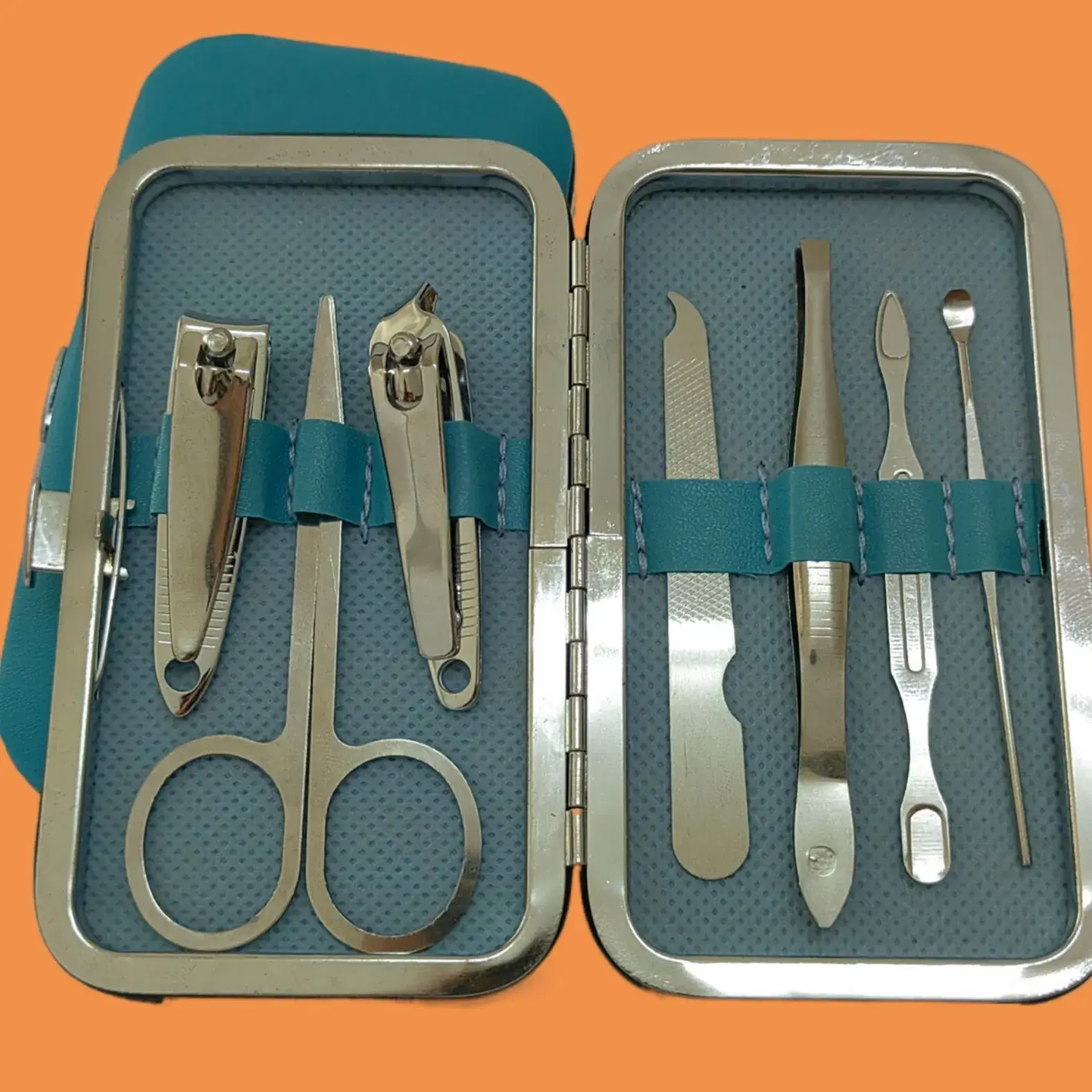 7-Piece Stainless Steel Nail Art & Care Set - Image 2