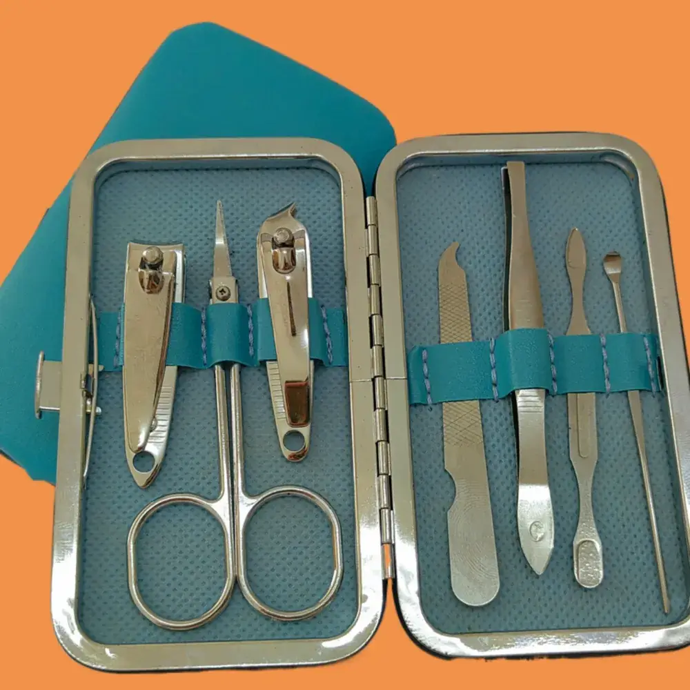 7-Piece Stainless Steel Nail Art & Care Set - Image 20