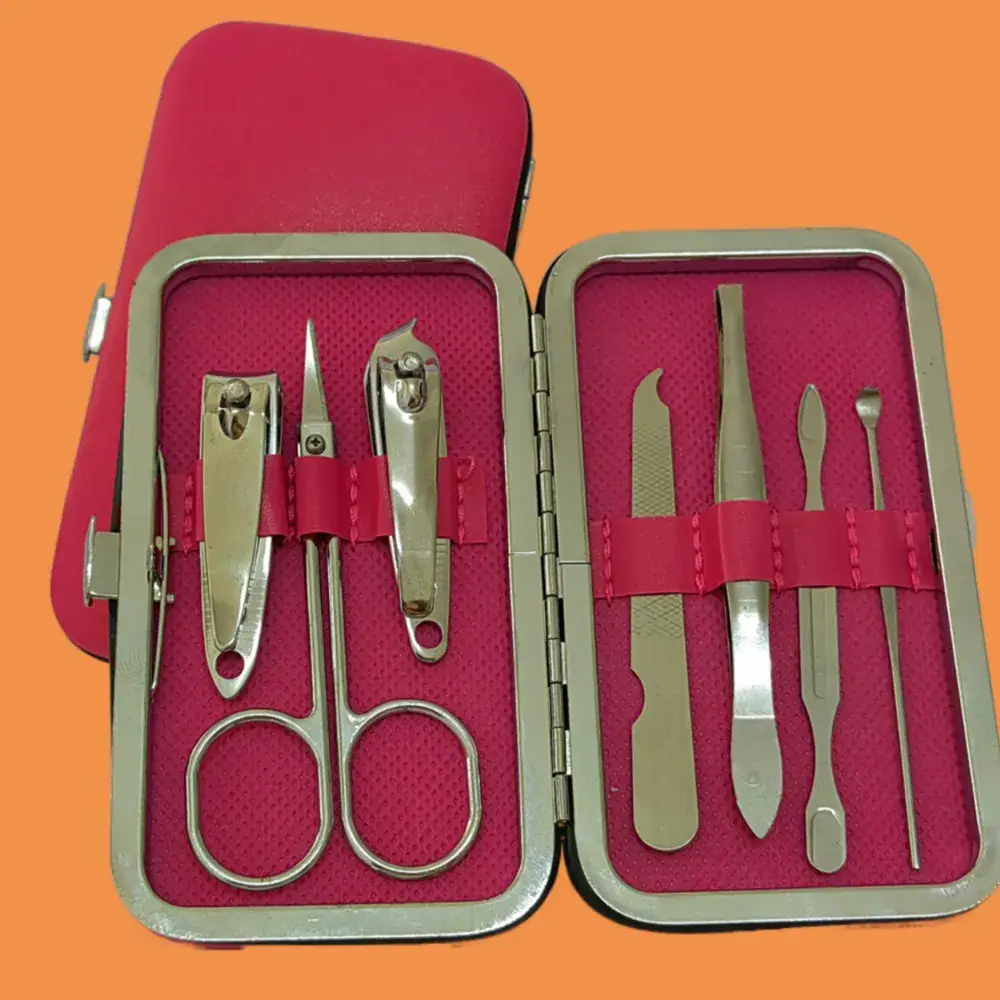 7-Piece Stainless Steel Nail Art & Care Set - Image 21