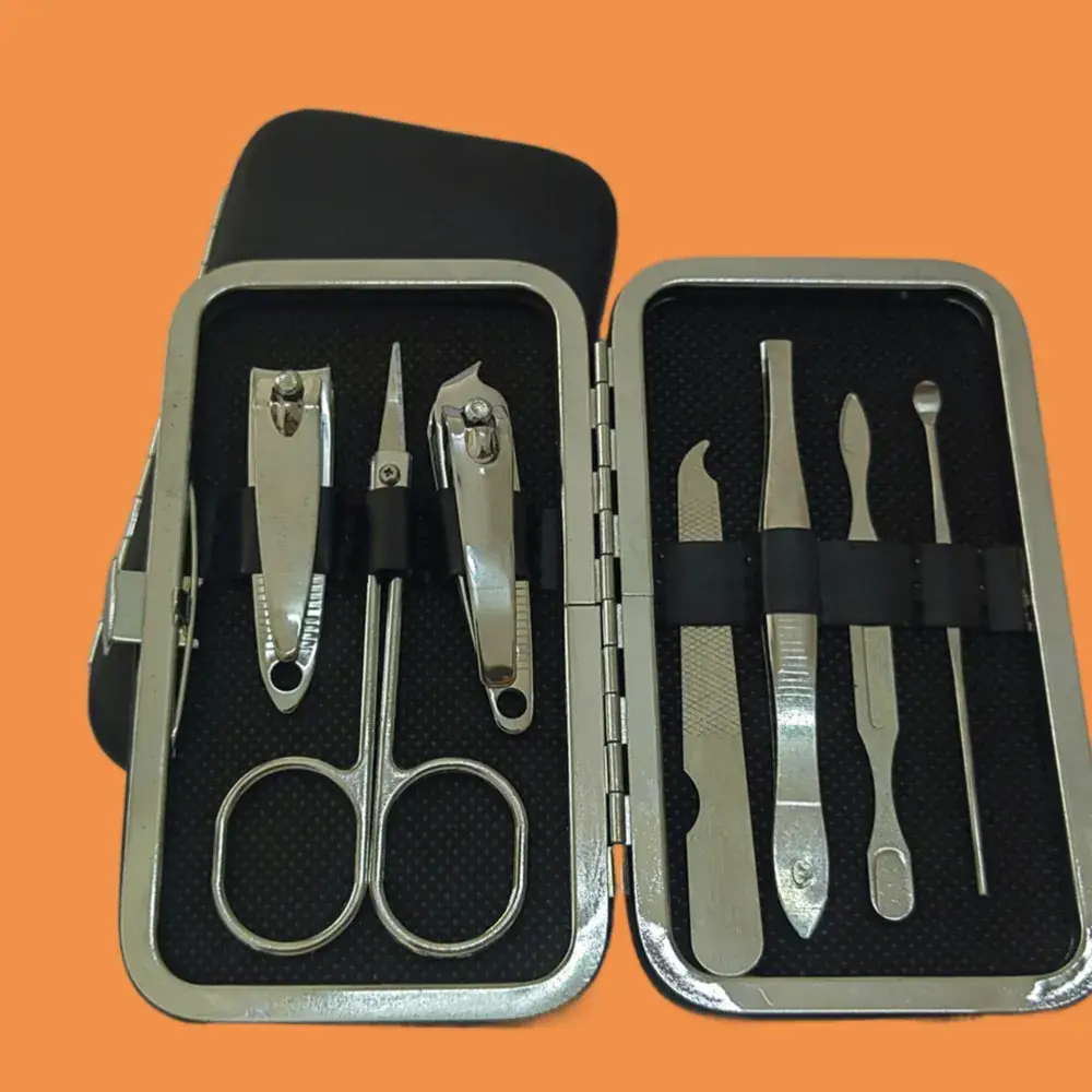 7-Piece Stainless Steel Nail Art & Care Set - Image 23