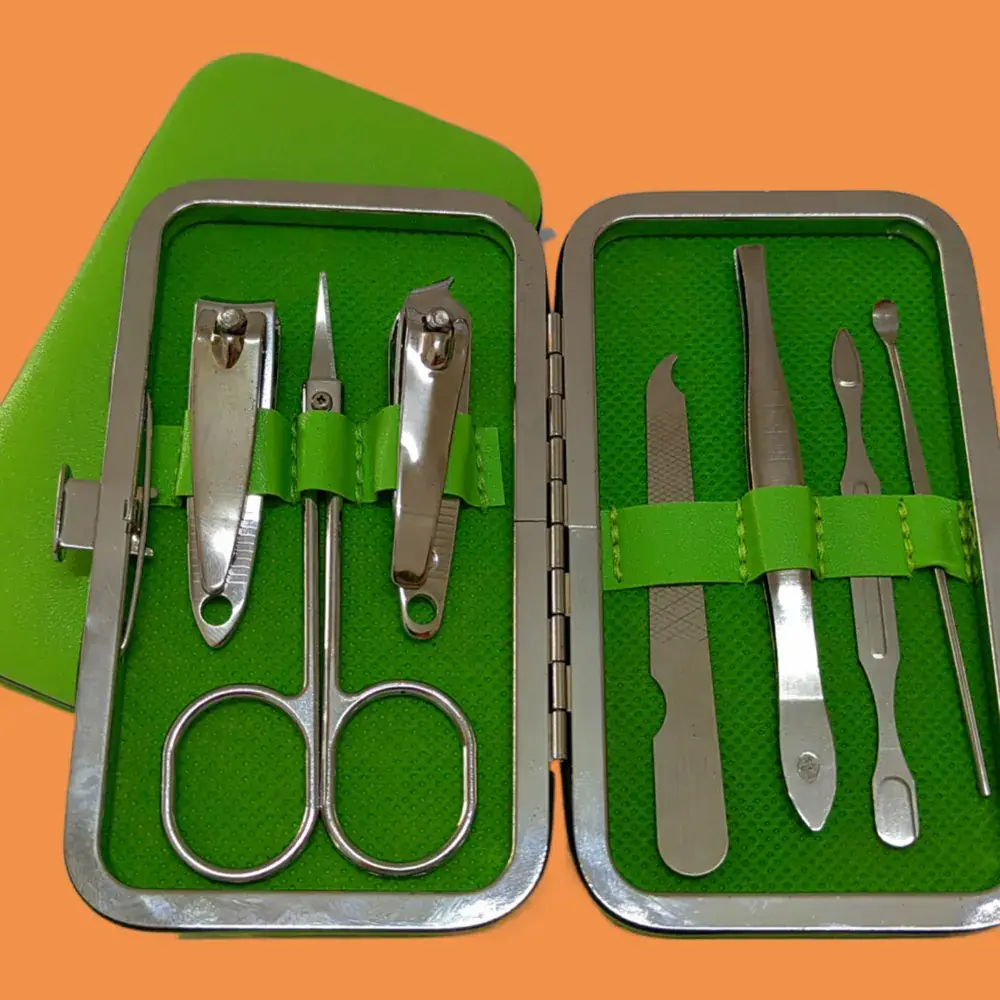 7-Piece Stainless Steel Nail Art & Care Set - Image 24