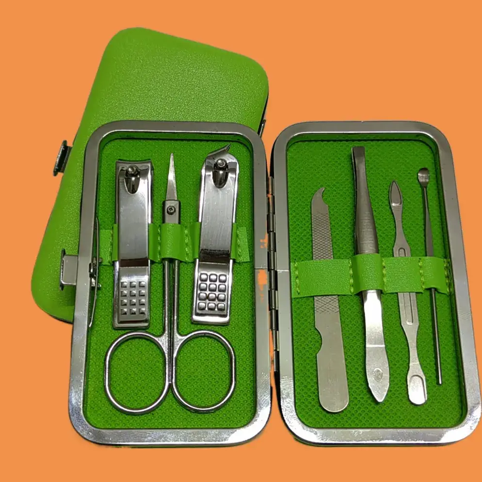7-Piece Stainless Steel Nail Art & Care Set - Image 26