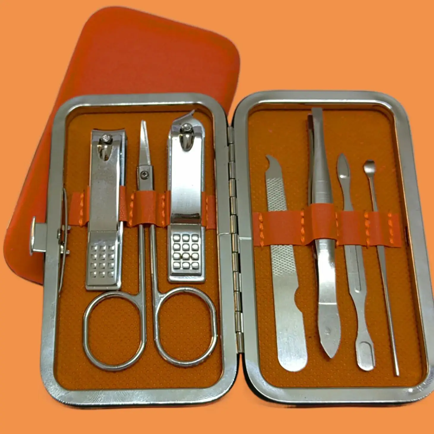 7-Piece Stainless Steel Nail Art & Care Set - Image 27
