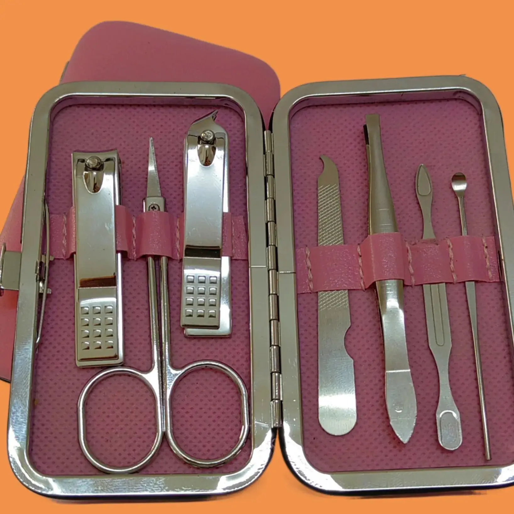 7-Piece Stainless Steel Nail Art & Care Set - Image 29