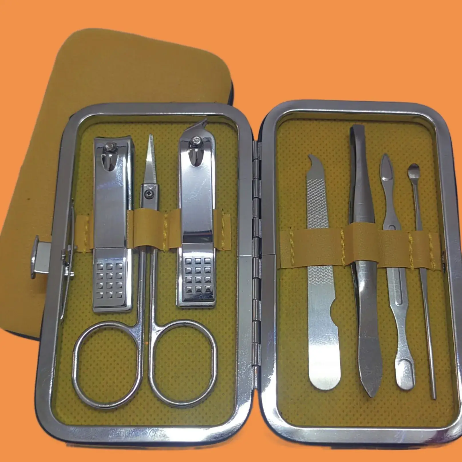 7-Piece Stainless Steel Nail Art & Care Set - Image 32