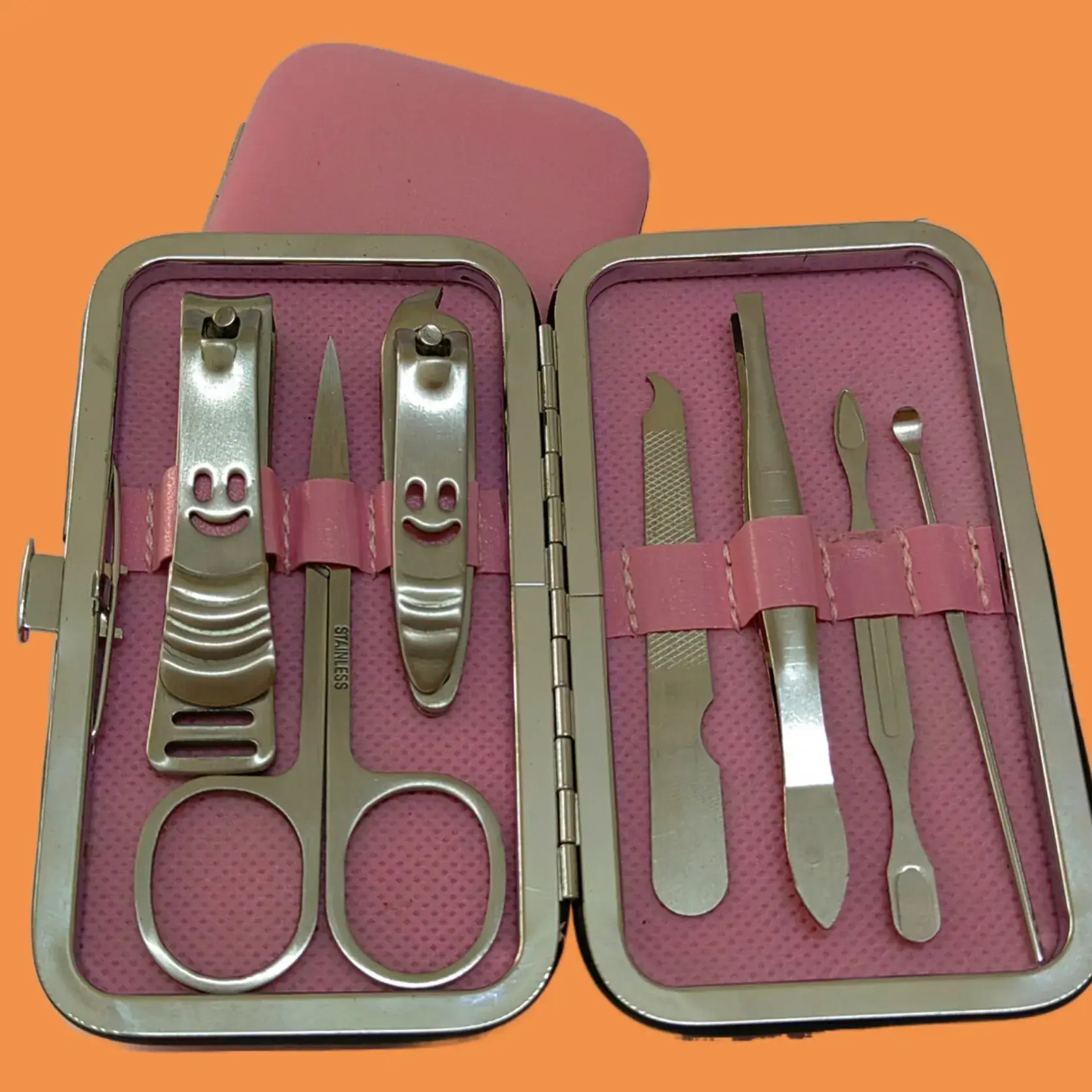 7-Piece Stainless Steel Nail Art & Care Set - Image 39