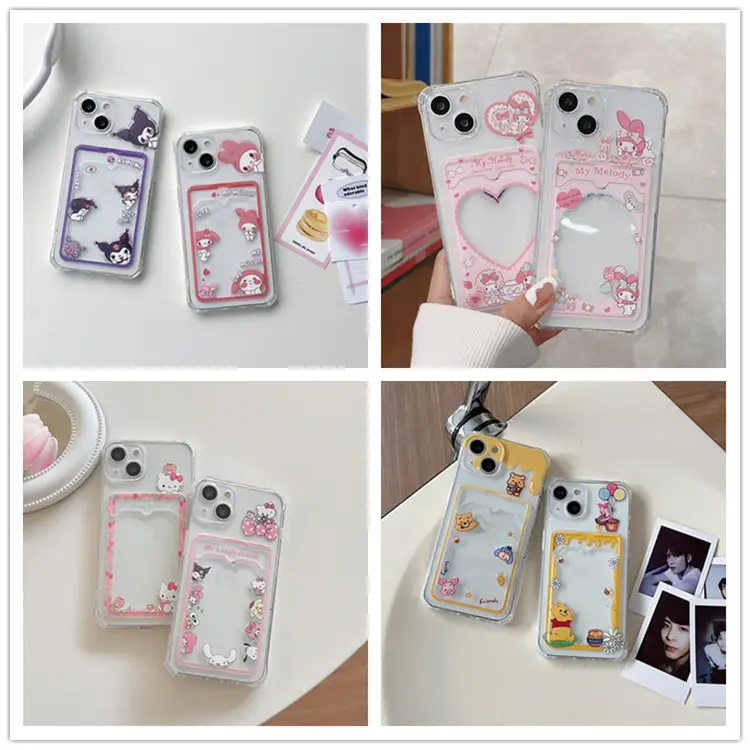 Apple iPhone 16 Pro 14 Set Cartoon Embossed Phone Case