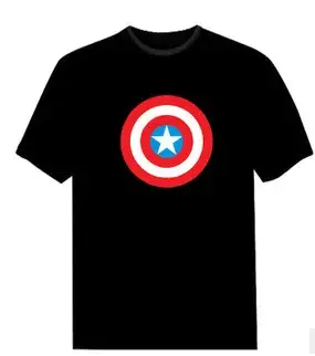 Men's Black Disco Net T-Shirt with Voice Control Graphic