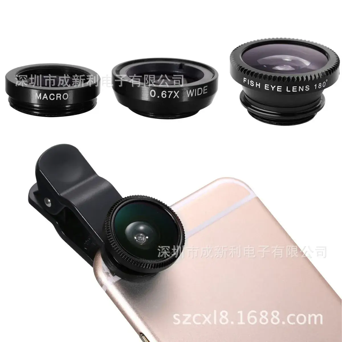 0.67x Fisheye Macro Lens for Mobile Phone