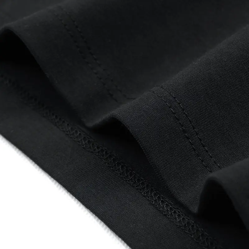 Men Black Grey Contrast Short Sleeve T-Shirt