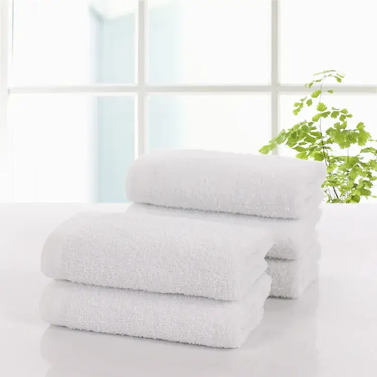White Cotton Bath Towels 60g 21 Hotel Use — feature 5