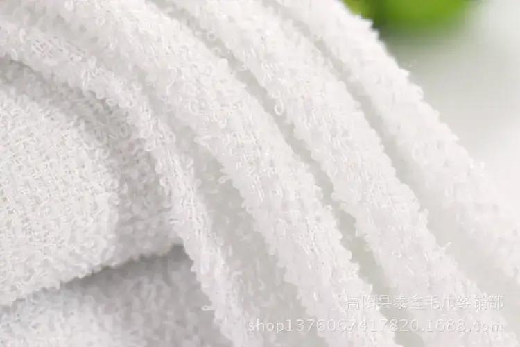 White Cotton Bath Towels 60g 21 Hotel Use — feature 6