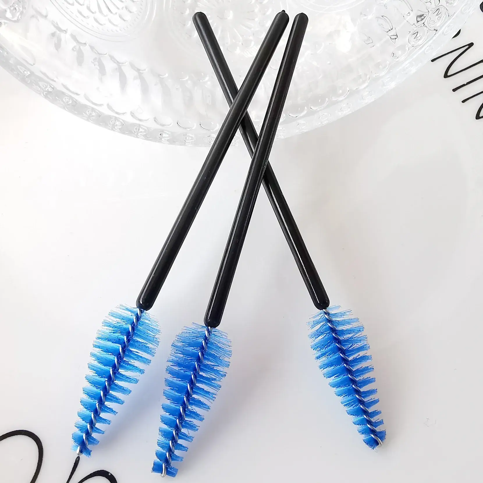 Disposable Eyelash Brush Colorful Chubby Brush