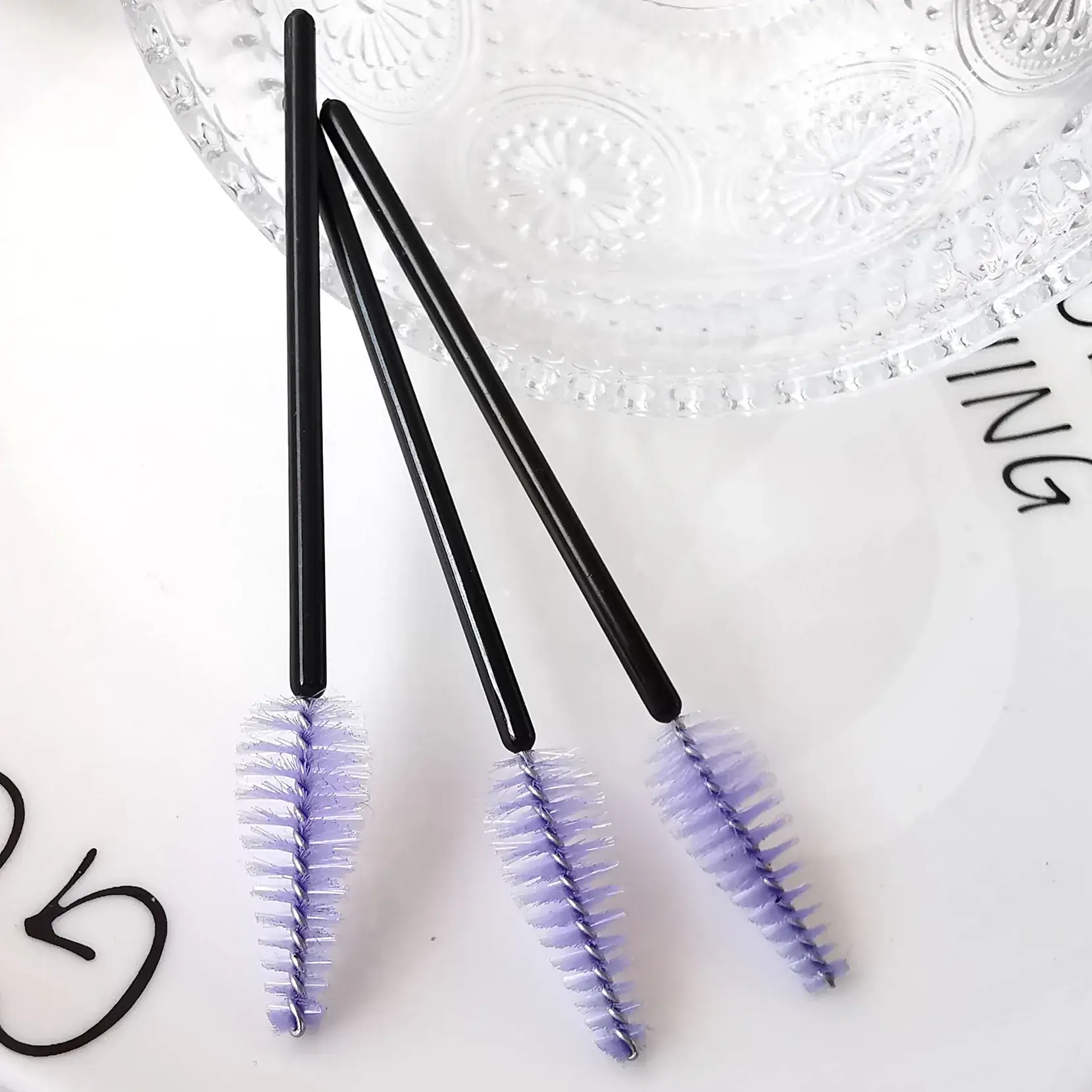 Disposable Eyelash Brush Colorful Chubby Brush