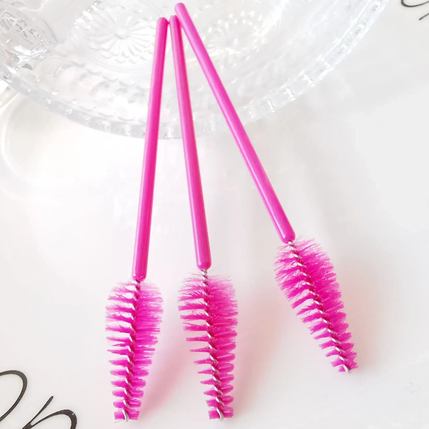 Disposable Eyelash Brush Colorful Chubby Brush