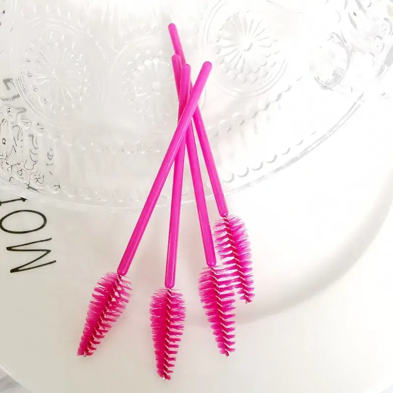 Disposable Eyelash Brush Colorful Chubby Brush