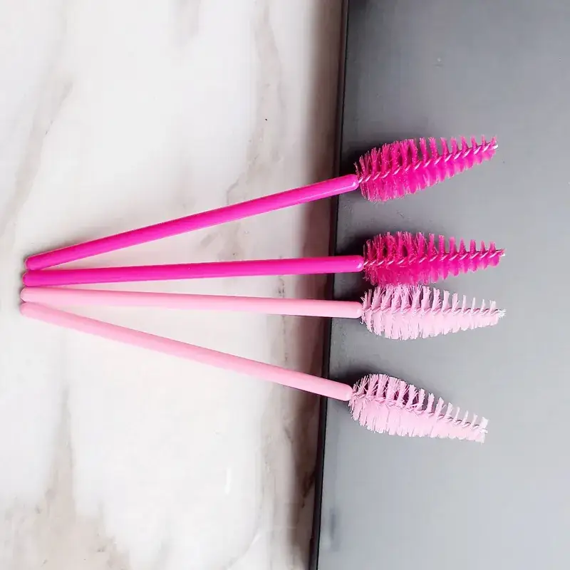 Disposable Eyelash Brush Yellow Spiral Brush - Image 9