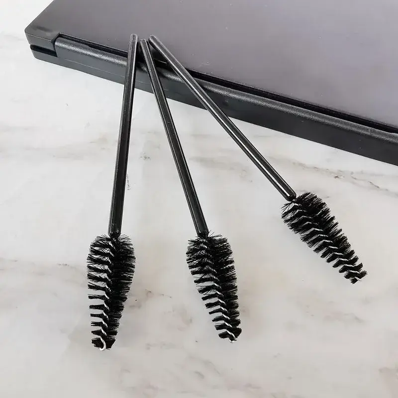 Disposable Eyelash Brush Yellow Spiral Brush - Image 2