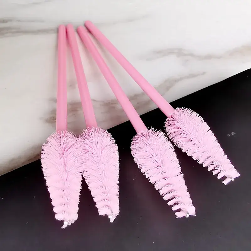 Disposable Eyelash Brush Yellow Spiral Brush - Image 8