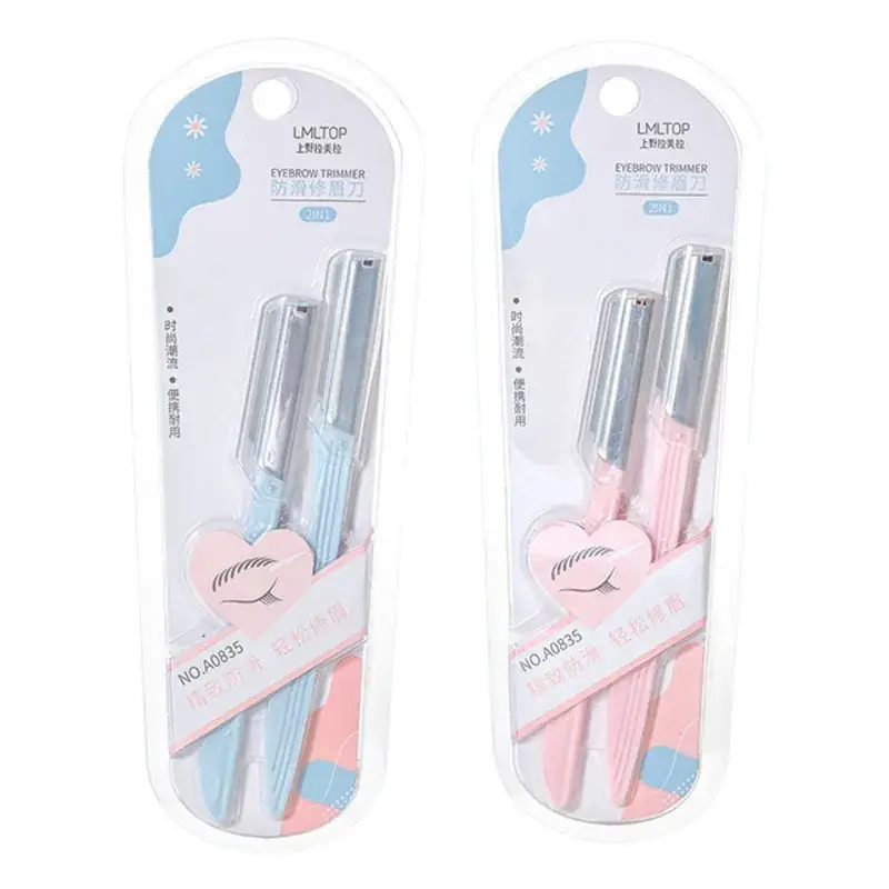 Stainless Steel Eyebrow Razors for Beauty Salons