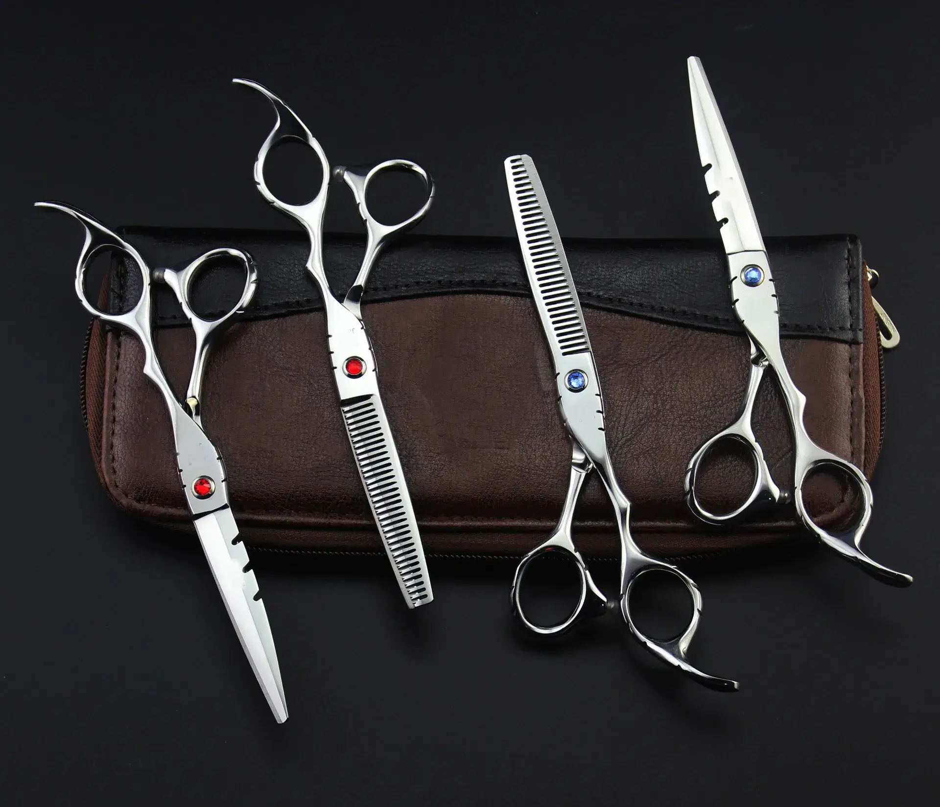 Ji Hairdressing Scissors Set for Men Women