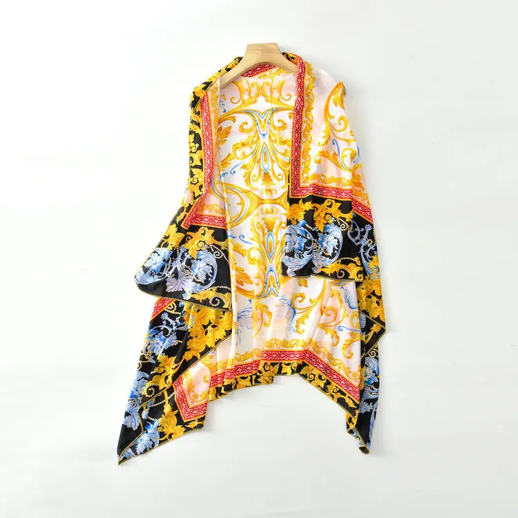 Light Blue Floral Chiffon Vest Sleeveless Cardigan