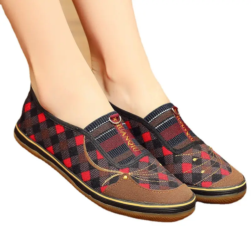Women's 2025 Slip-on Flat Shoes with Embroidered Design - Image 16