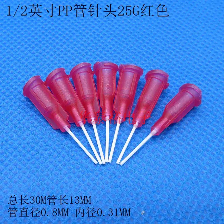 1/2 Inch PP Dispensing Needle 22G Blue - Image 8