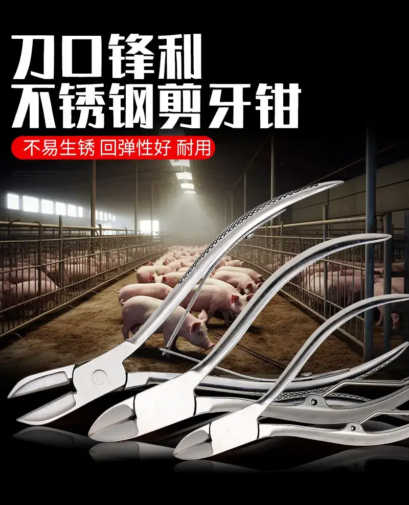 Stainless Steel Piglet Fixer 10cm Small Medium — feature 1
