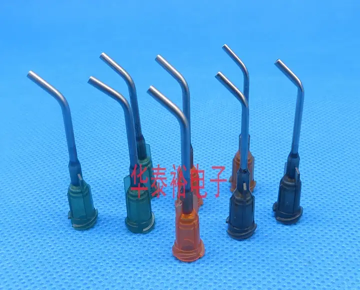 1 inch 45 degree 14G 27G screw corner dispensing needle nozzle — feature 10