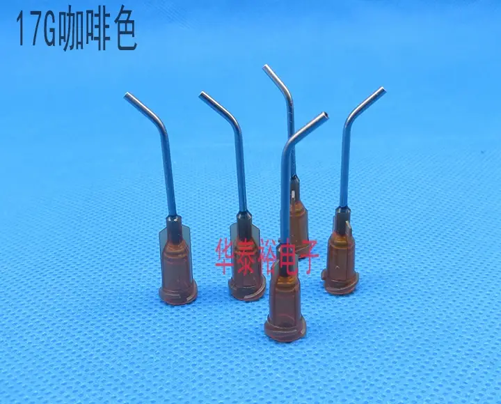 1 inch 45 degree 14G 27G screw corner dispensing needle nozzle — feature 15