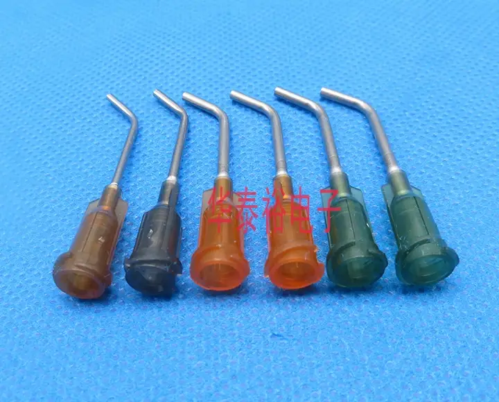 1 inch 45 degree 14G 27G screw corner dispensing needle nozzle — feature 17