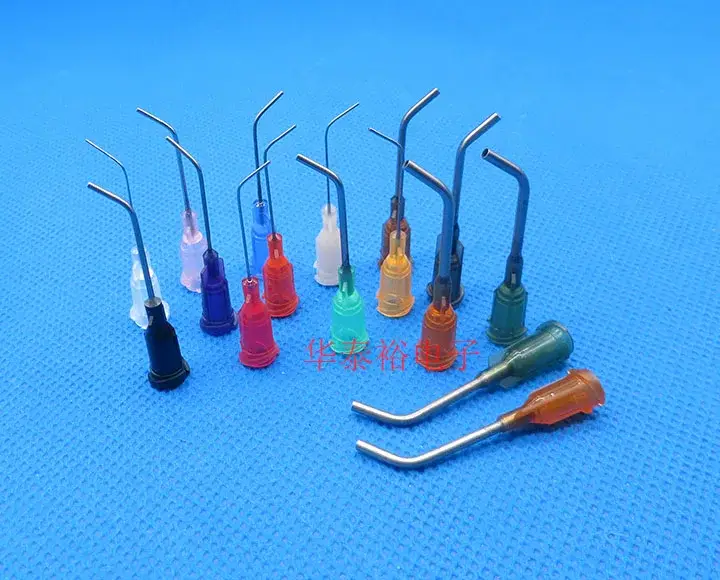 1 inch 45 degree 14G 27G screw corner dispensing needle nozzle — feature 6
