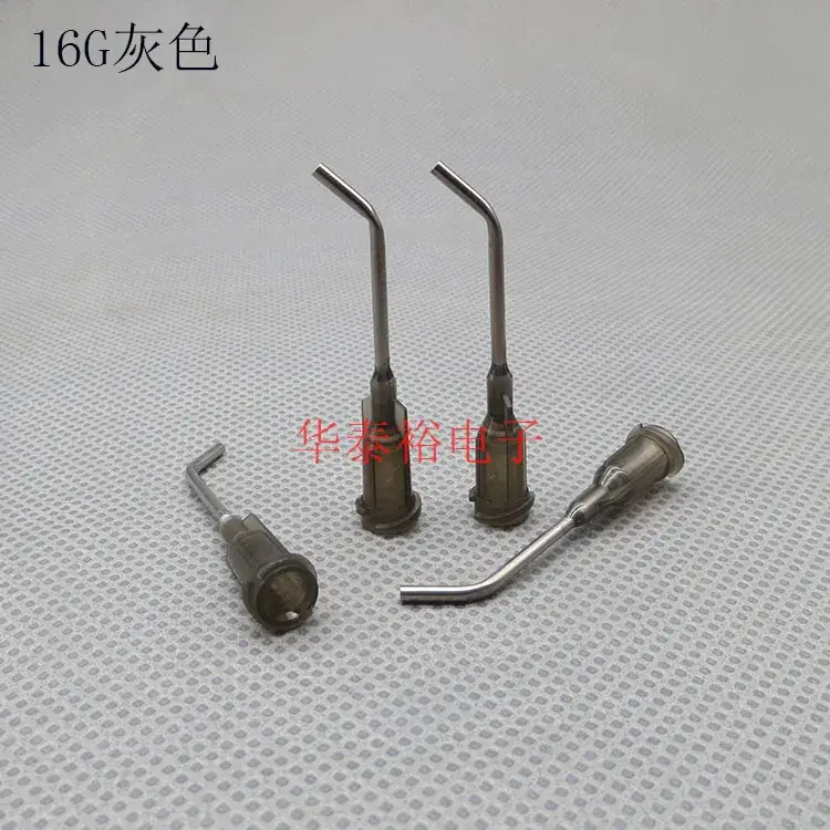 1 inch 45 degree 14G 27G screw corner dispensing needle nozzle - Image 3