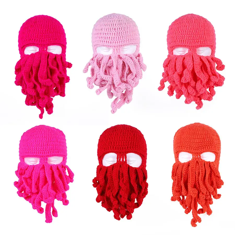 Green Wool Squid Face Gini Hat for Men - Image 16