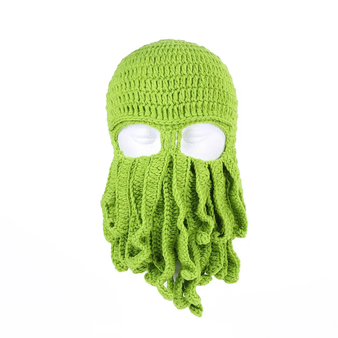 Green Wool Squid Face Gini Hat for Men - Image 3