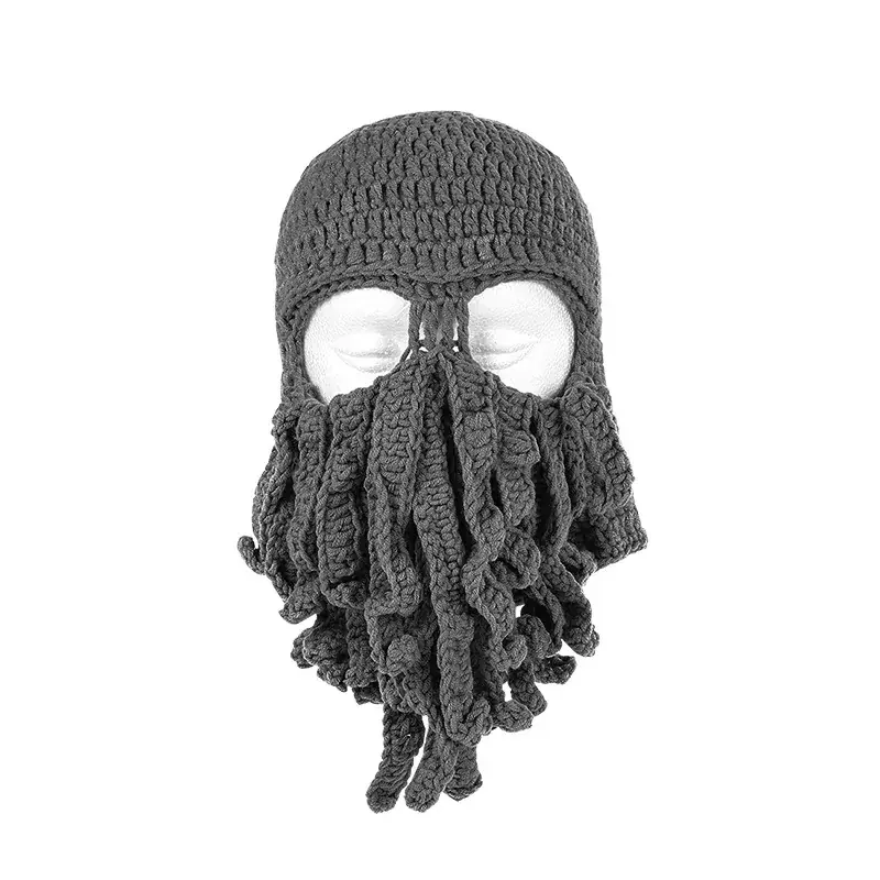 Green Wool Squid Face Gini Hat for Men - Image 5