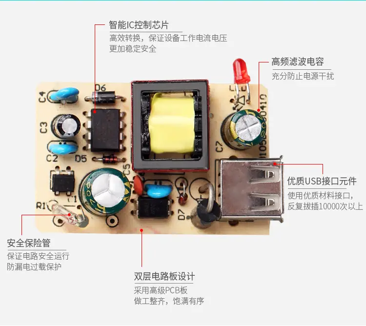 5V 2A Fast Charging Adapter for Android & Tablets — feature 4