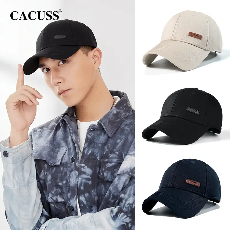 Men Black Logo Baseball Cap Four Seasons Outdoor - Image 5