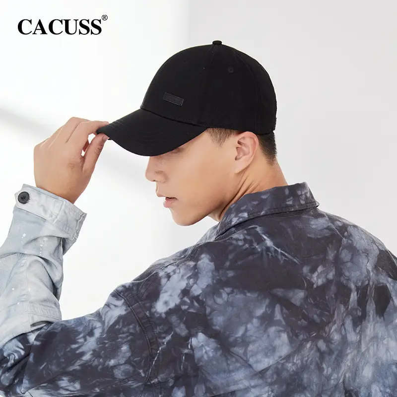 Men Black Logo Baseball Cap Four Seasons Outdoor - Image 7