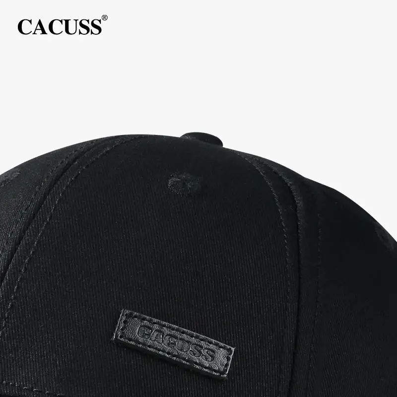 Men Black Logo Baseball Cap Four Seasons Outdoor - Image 8