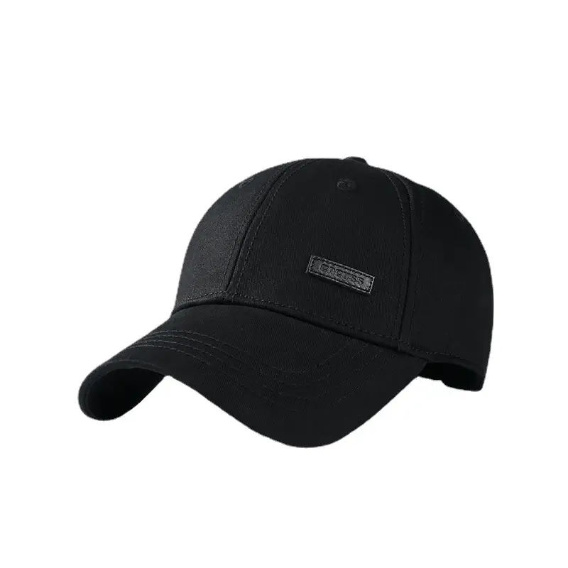 Men Black Logo Baseball Cap Four Seasons Outdoor - Image 9